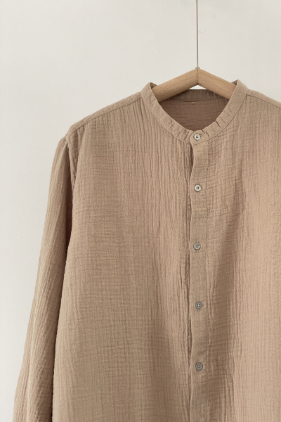 Gauze Shirt - Dusty Pink